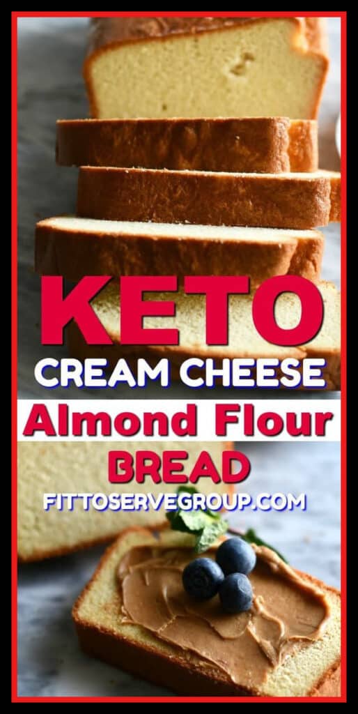 keto almond flour cream cheese bread