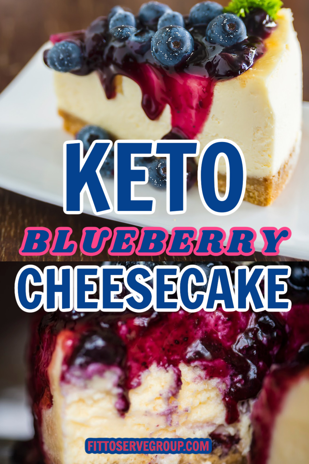 Keto-Friendly Blueberry Cheesecake