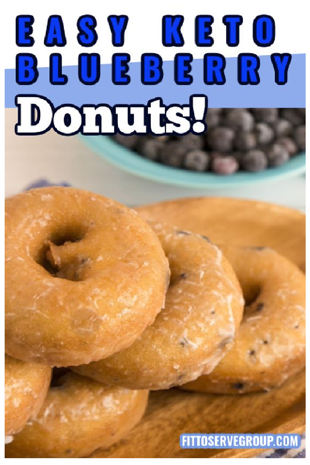 Keto Blueberry Donuts · Fittoserve Group