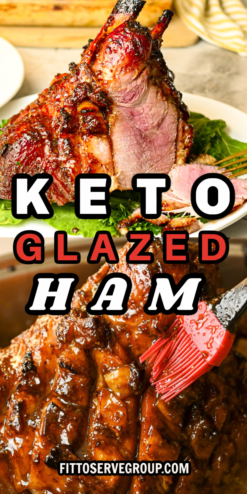 Keto Sugar-Free Glazed Ham