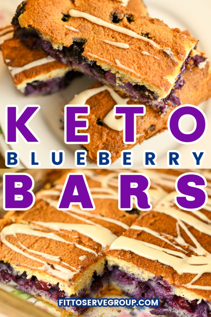 Keto blueberry bars 