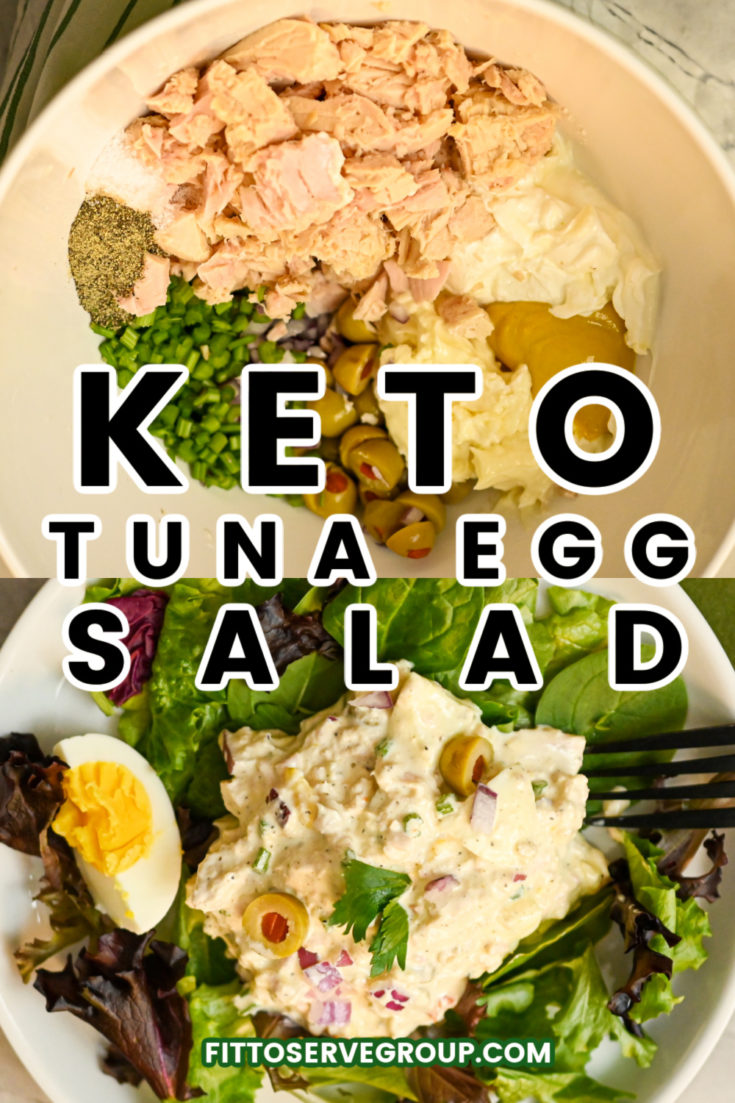 Keto tuna egg salad 
