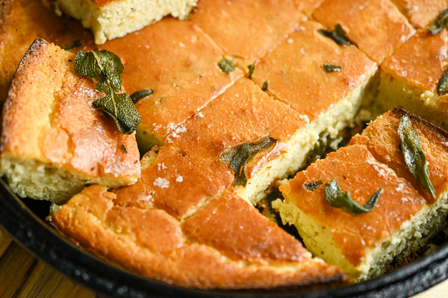 Keto Brown Butter Sage Cornbread · Fittoserve Group