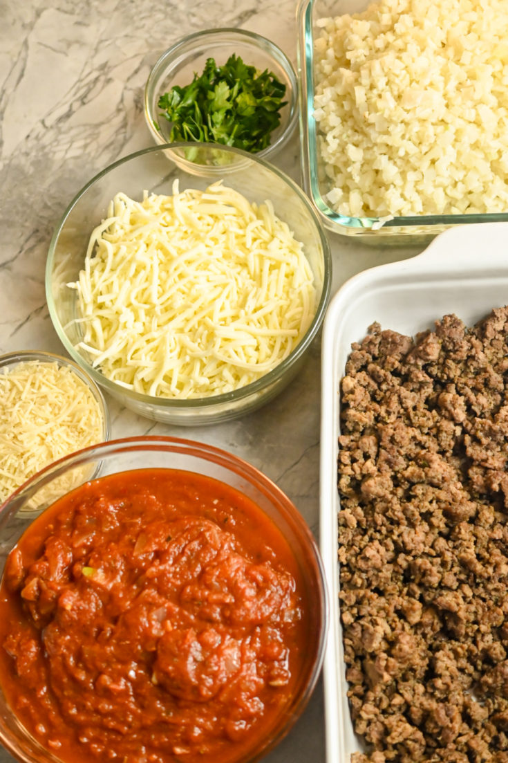 ingredients needed for keto Italian beef casserole