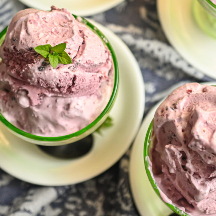 keto blackberry ice cream recipe