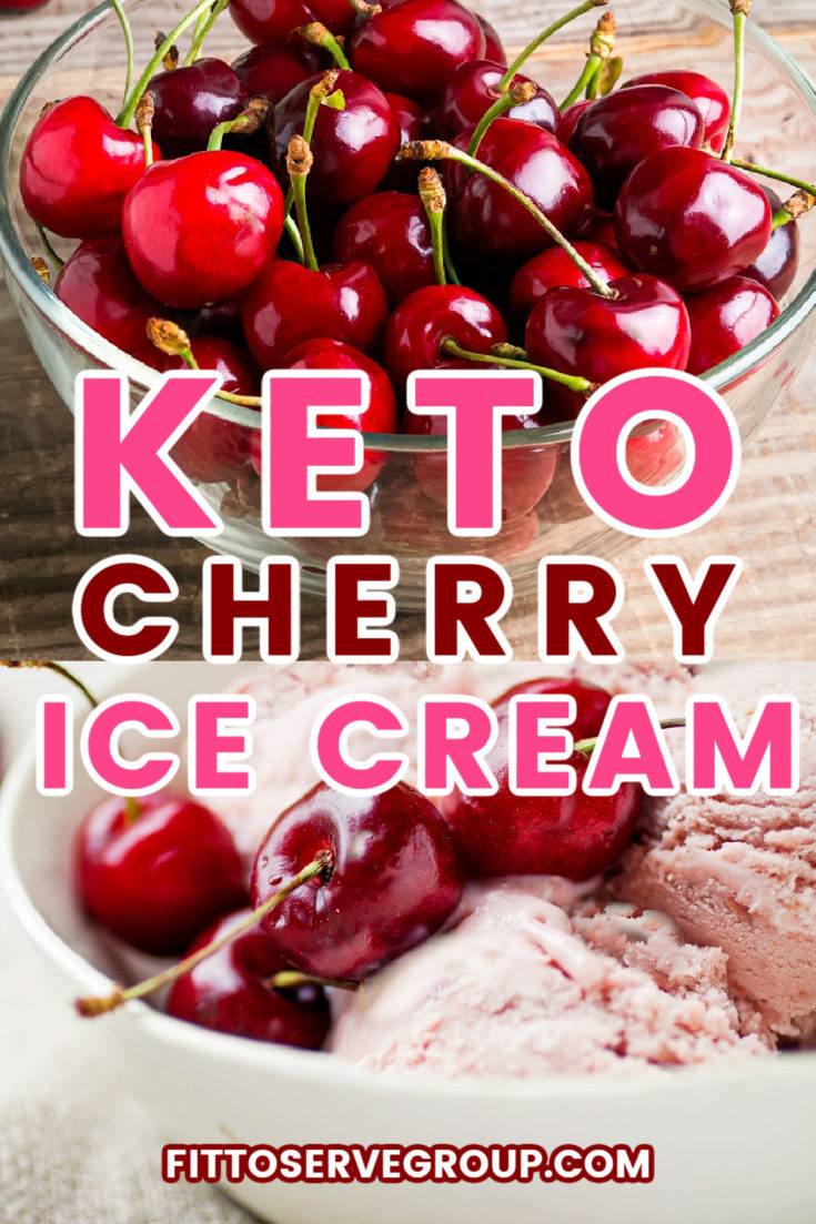 Keto Cherry Ice Cream