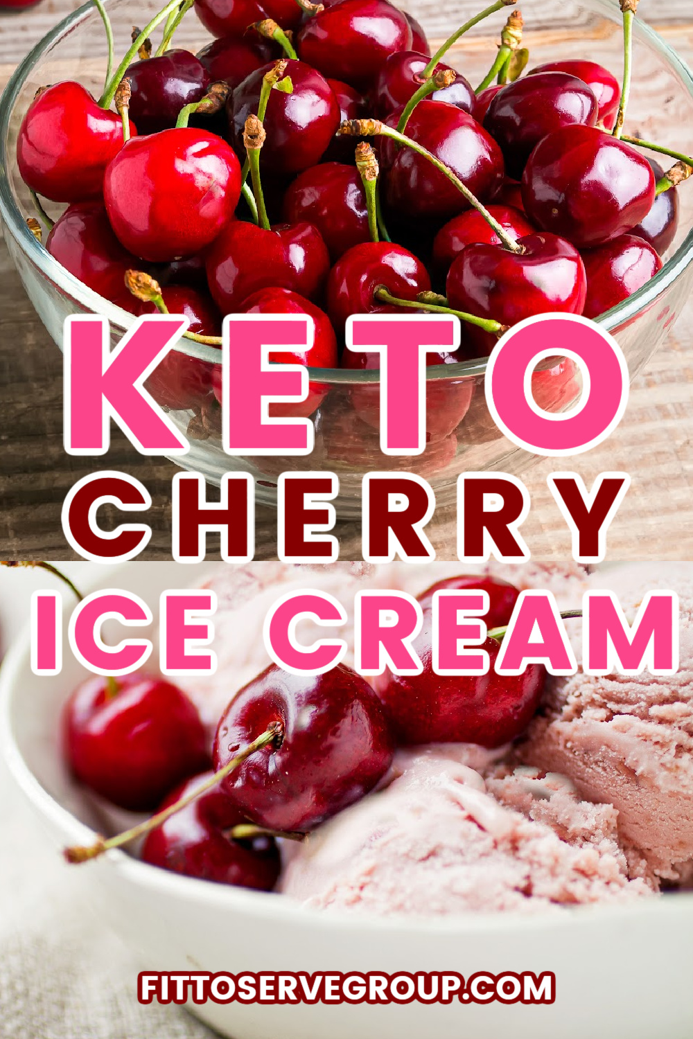 Keto Cherry Ice Cream Recipe · Fittoserve Group
