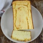 Keto Coconut Cream Cheese Pound Cake Is the coconut flour version of our very popular almond flour pound cake. This delicious keto cake is therefore not only sugar-free, grain-free, gluten-free but also nut-free. Ketococonutflourcreamcheesepoundcake #ketopoundcake #lowcarbcake