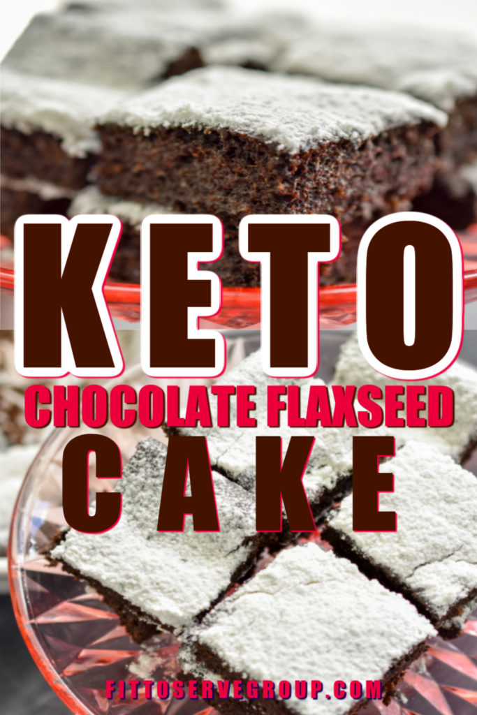 Keto Chocolate Flaxseed Cake