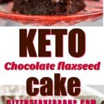 Keto Chocolate flaxseed cake