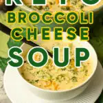 keto broccoli cheese crockpot soup recipe