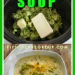 Keto Broccoli Cheese Soup Slow Cooker