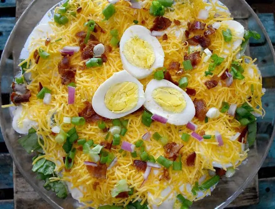 Keto Layered Salad