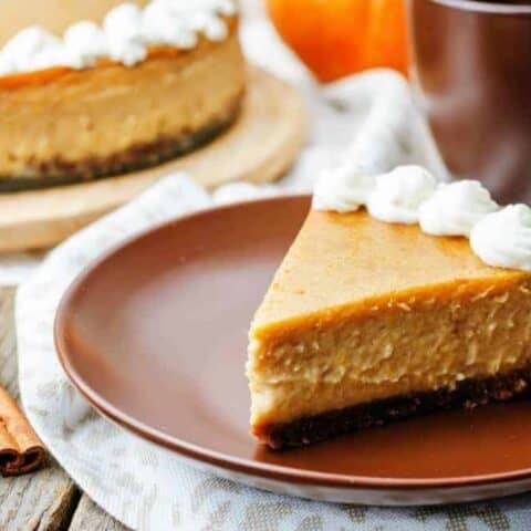 It's delicious recipe for Keto Pumpkin Cheesecake Pie it's low in carbs and keto-friendly.