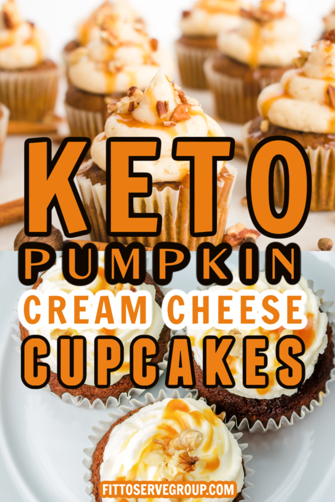 Keto Pumpkin Crean Cheese Cupcakes