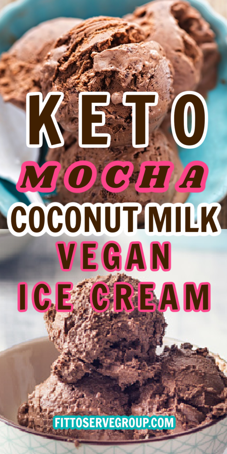 Keto Mocha Coconut Milk Ice Cream, Easy 5 Ingredient DairyFree