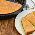 easy keto cornbread displayed