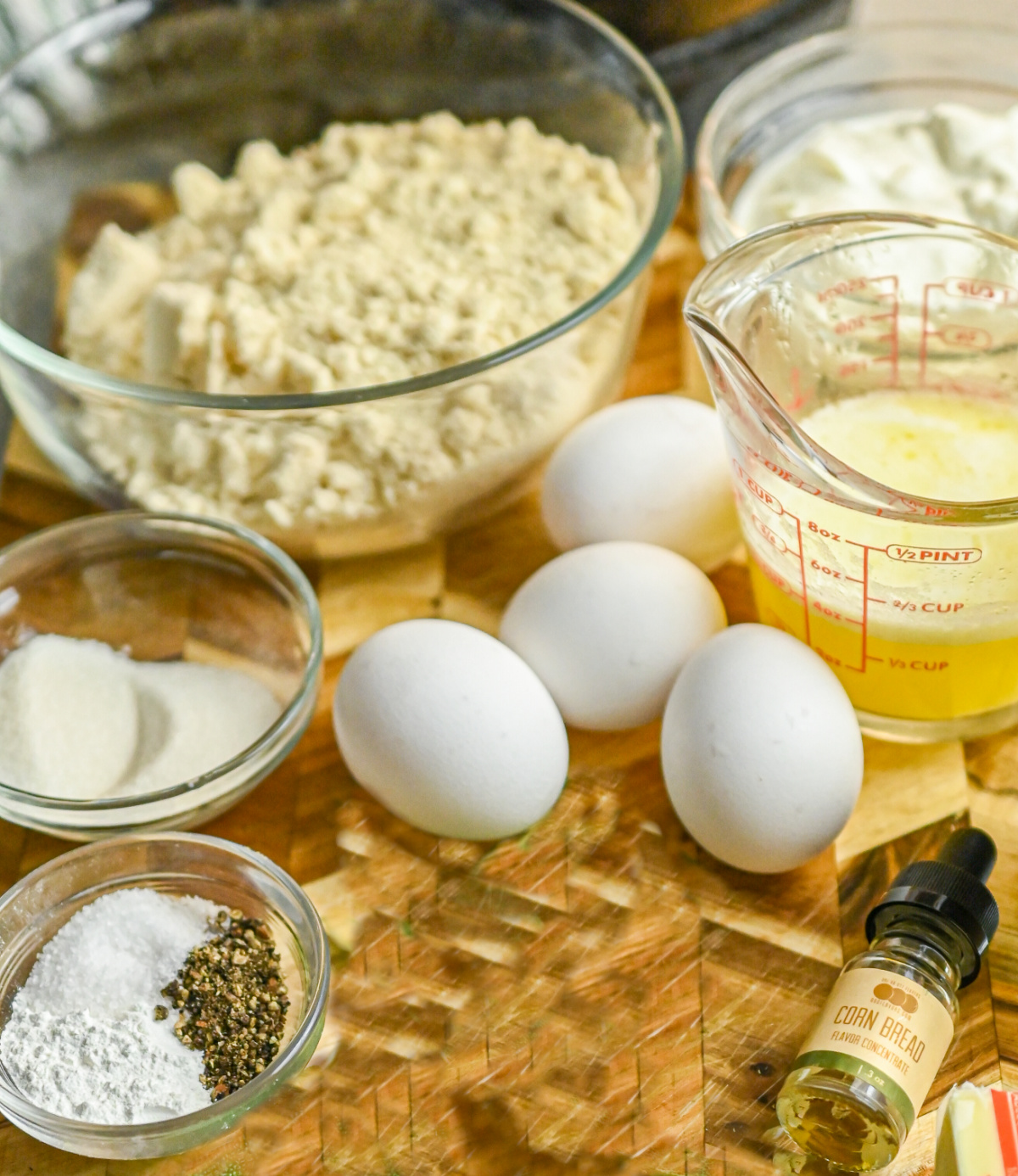 Easy Keto Cornbread (Skillet)