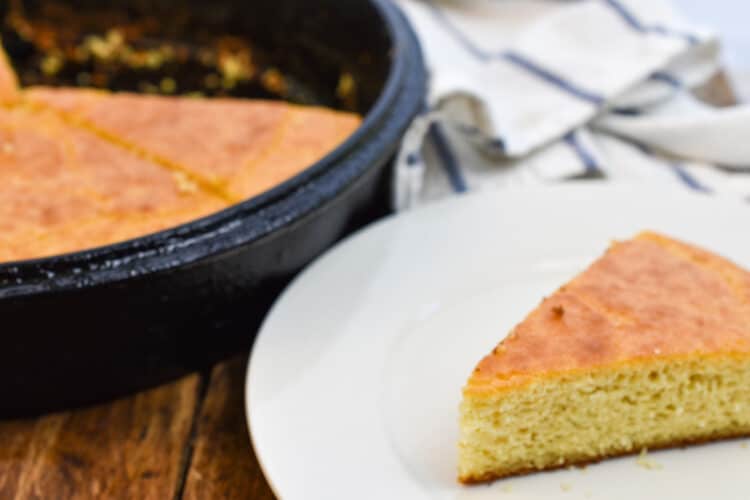 Easy Keto Cornbread (Skillet)