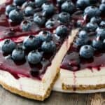 keto blueberry cheesecake