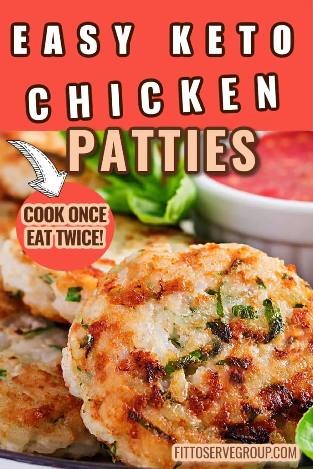 Low Carb Chicken Patties, Cook Once Eat Twice