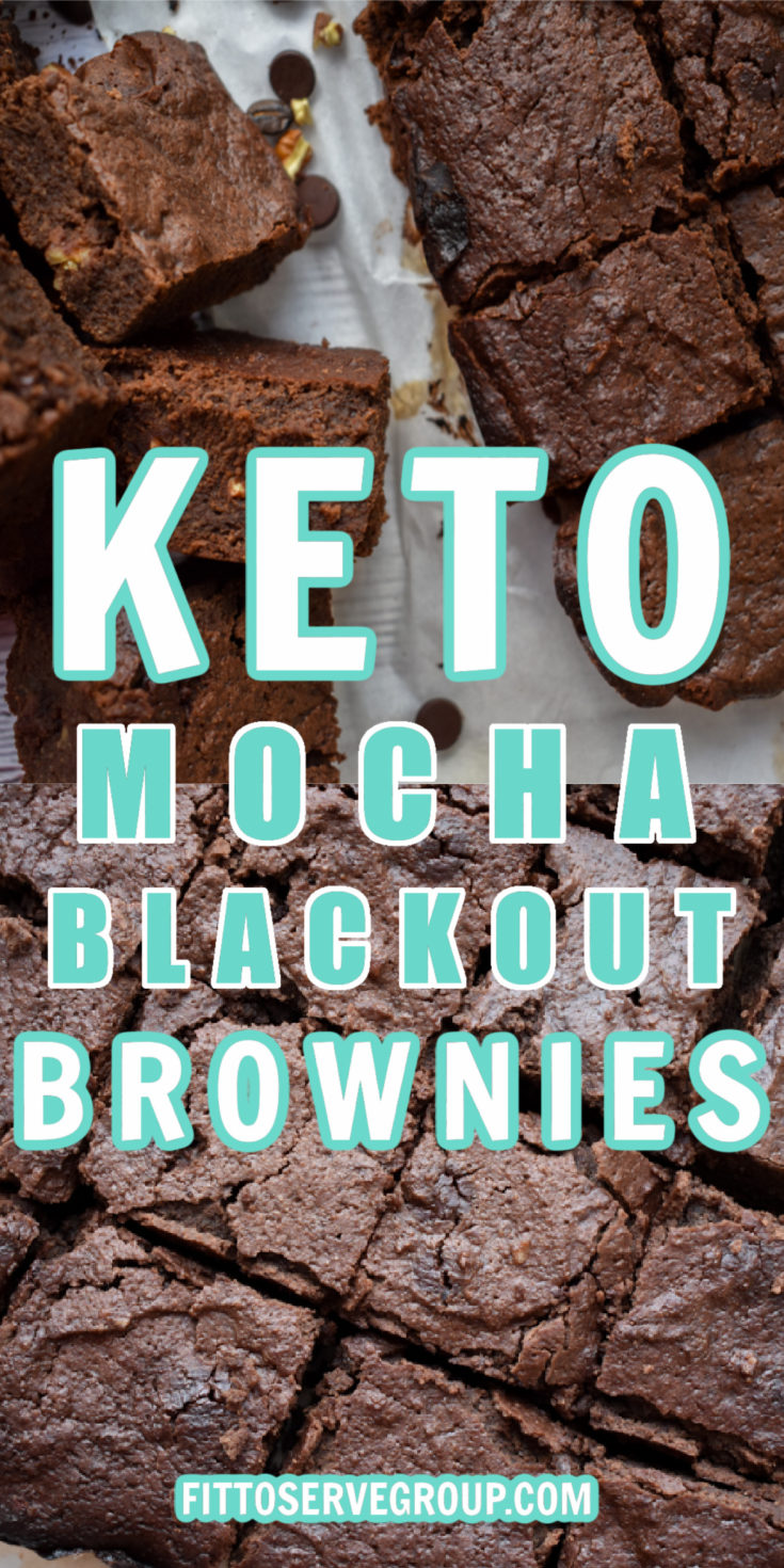 Keto Mocha Blackout Brownies Pin