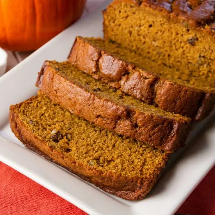 Keto pumpkin bread