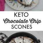 Keto Chocolate Chip Scones