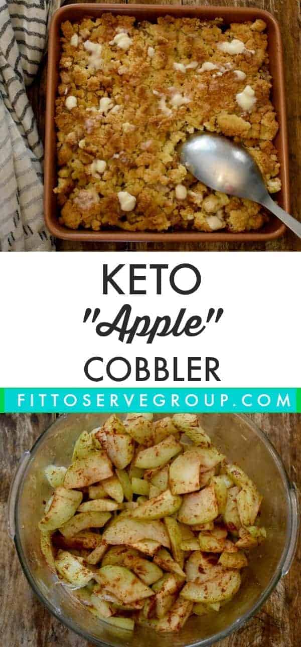  Keto apple cobbler