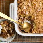 keto apple cobbler featured recipe image