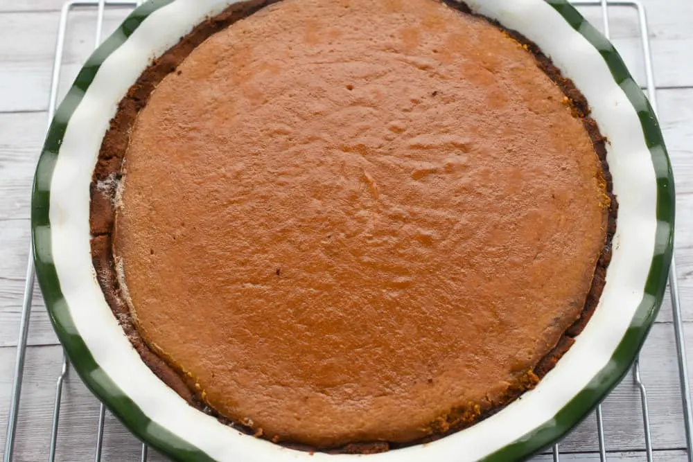 keto traditional pumpkin pie
