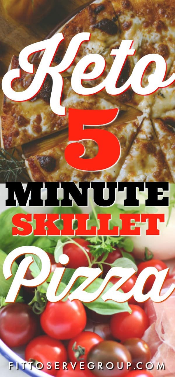 5 minute keto skillet pizza