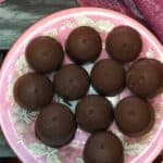 Keto chocolate peanut butter fat bombs