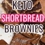 Keto Shortbread Brownies pin