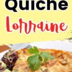 Keto quiche Lorraine recipe