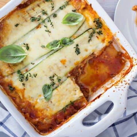 Easy Keto Lasagna - Zucchini Lasagna · Fittoserve Group