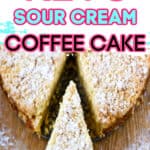 keto sour cream coffee cake