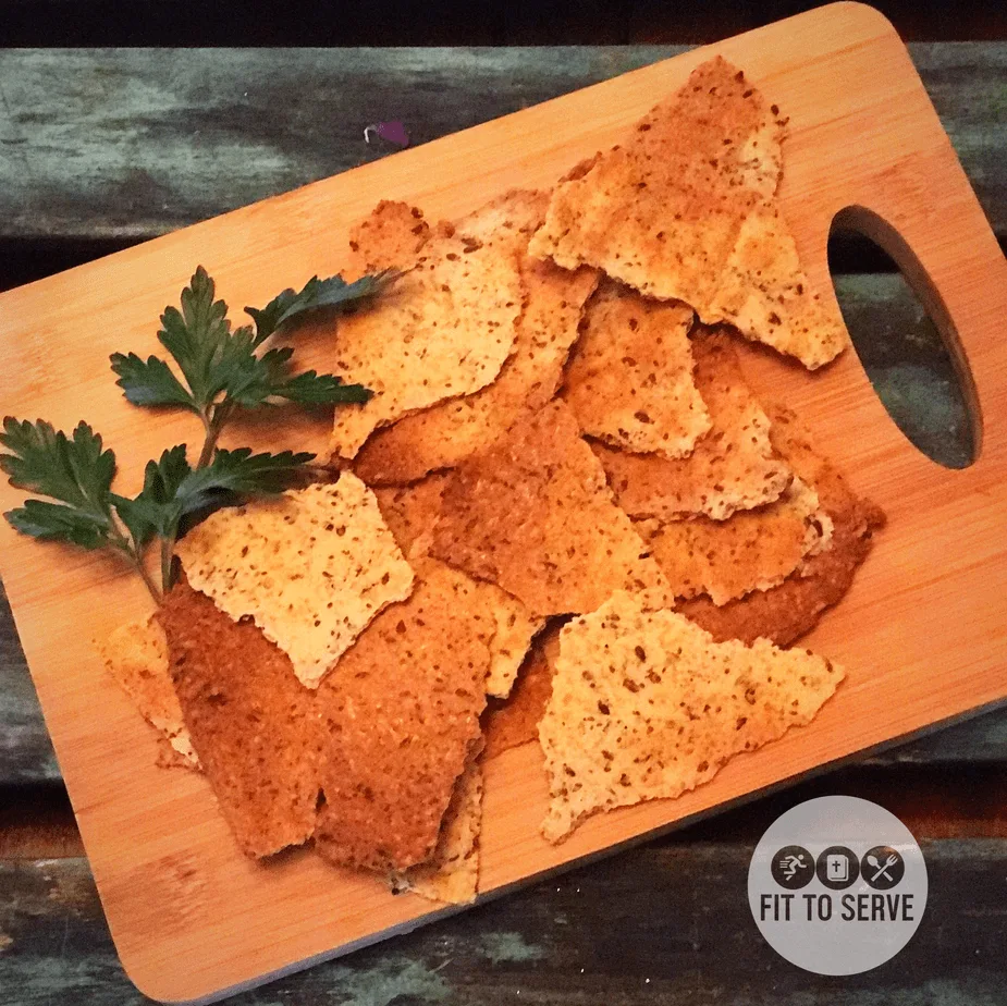low carb high fiber cheesy crackers