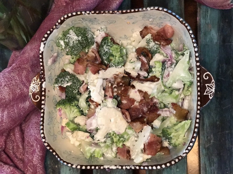 How To Make A Delicious Keto Broccoli Cauliflower Salad
