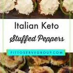 Italian Keto Stuffed Peppers