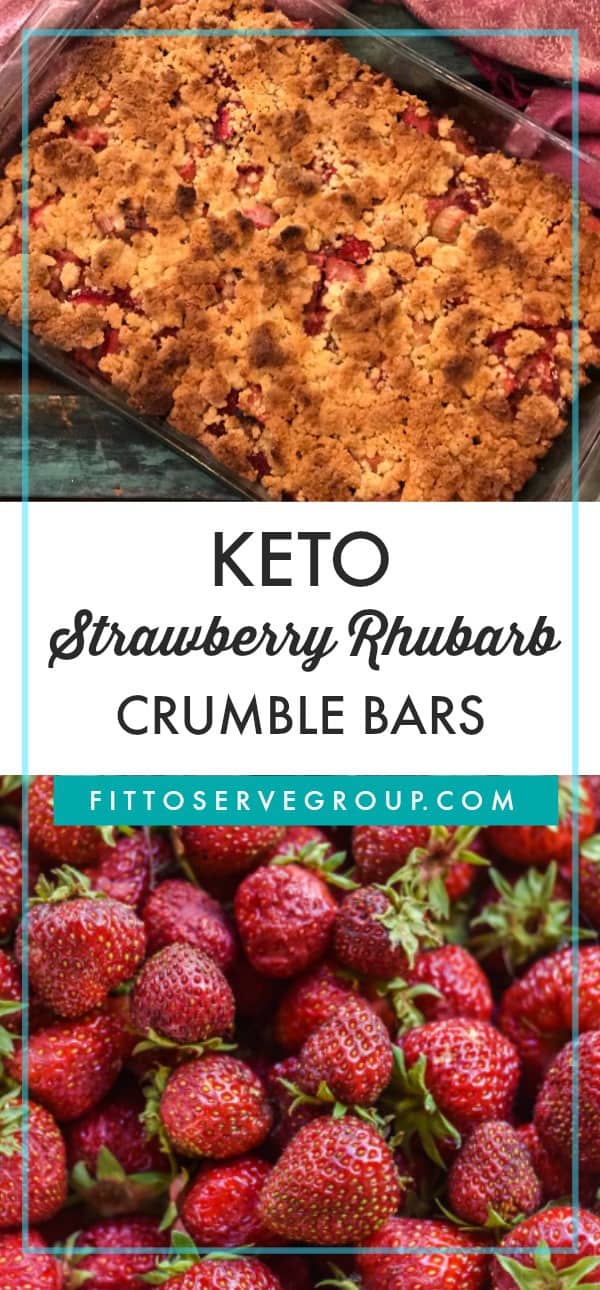 Delicious Keto Strawberry Rhubarb Crumble · Fittoserve Group