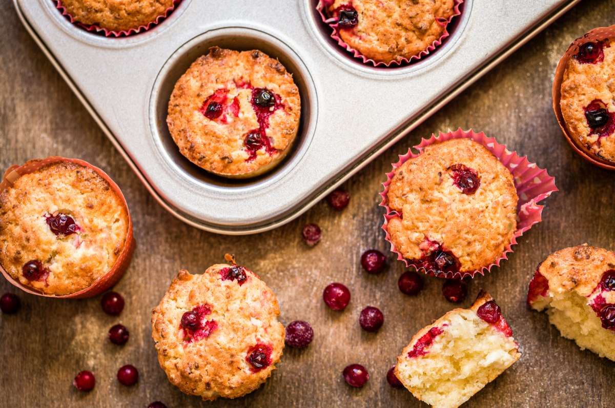 Keto Cranberry Muffins, A Seasonal Treat · Fittoserve Group