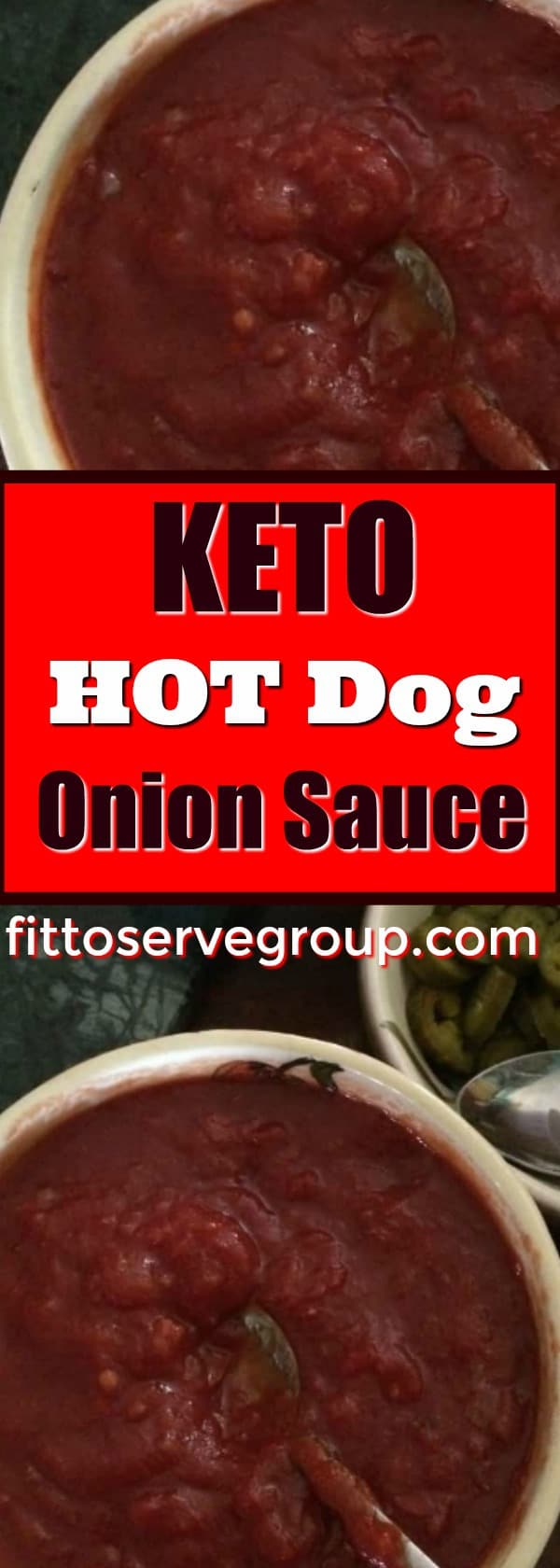 Keto hot dog onion sauce 