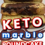 keto marble cake