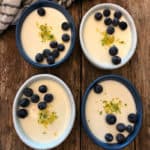 Keto citrus custard posset