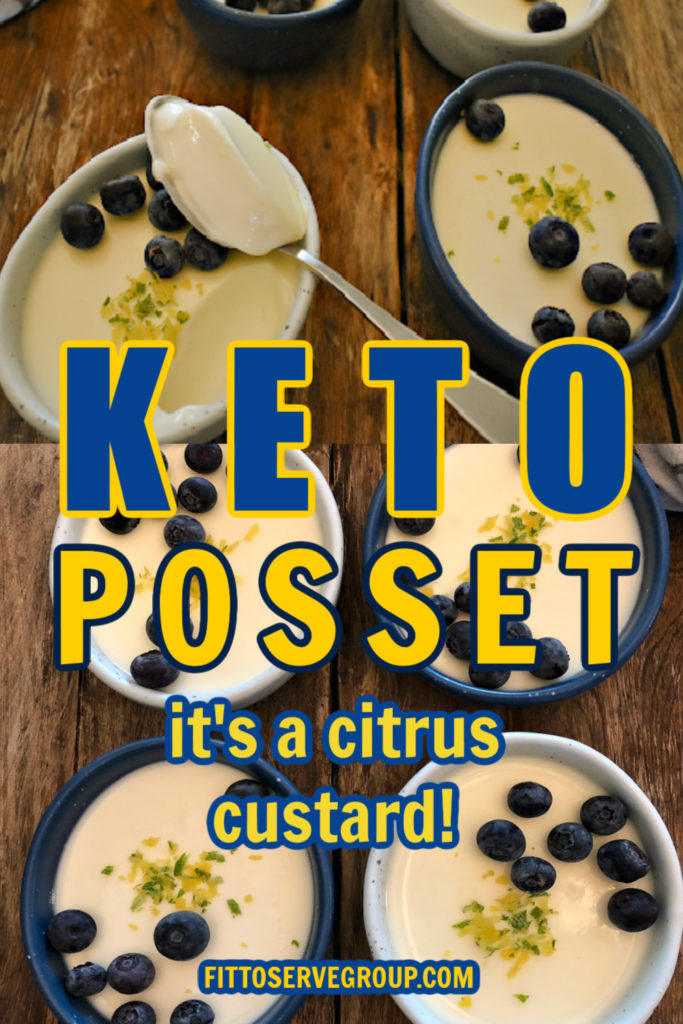 Easy keto citrus custard