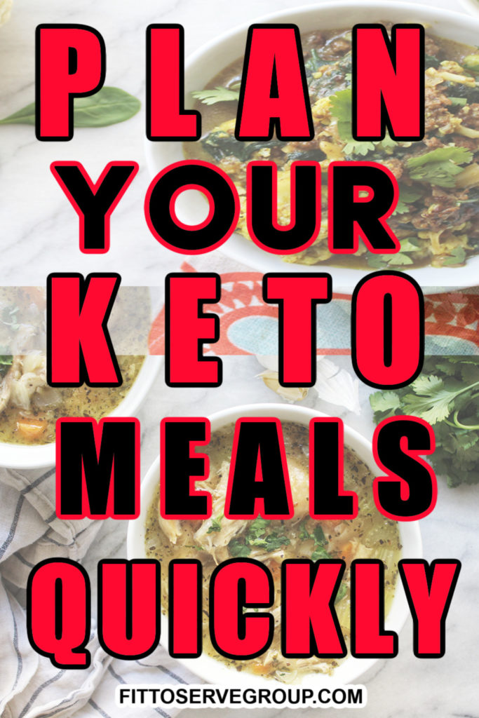 Plan your keto meals quickly