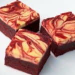 red velvet keto cheesecake brownies