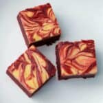 low carb red velvet cheesecake brownies