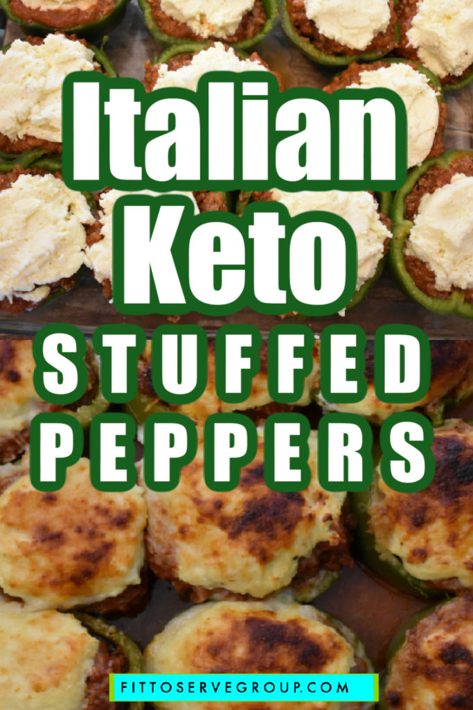 BEST Italian Keto Stuffed Peppers